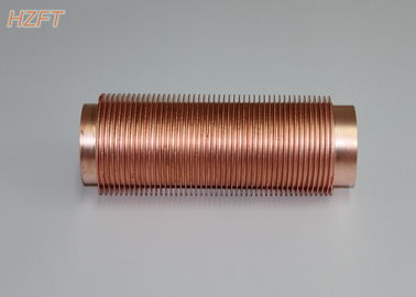 Erschütterungs-Widerstand-Kupfer-Rippenrohr für Industriekessel 0,3 | 0.5mm Flossen-Stärke