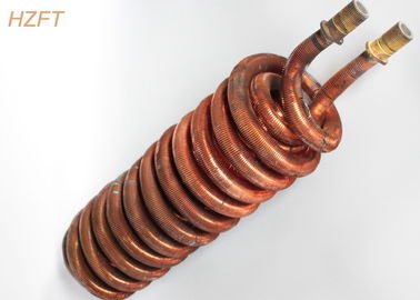 Tin Plated Surface Copper Finned-Rohr umwickelt als Heizung in den Trinkwasser-Systemen